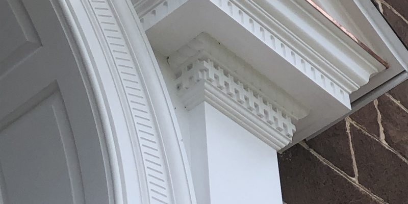 Exterior moulding detail